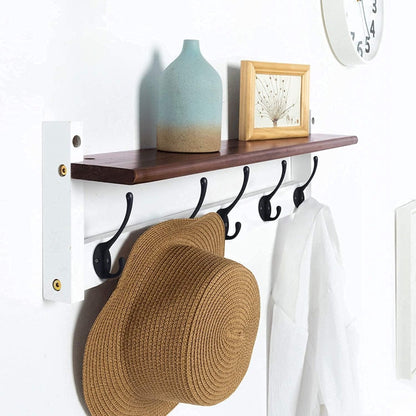 Hooks - Hanging Hooks - Set of 10 - Double Hook Design - Hanging Hooks - Wall Hooks - Coat Hook - Coat Rack V1188-MS101-01611-1