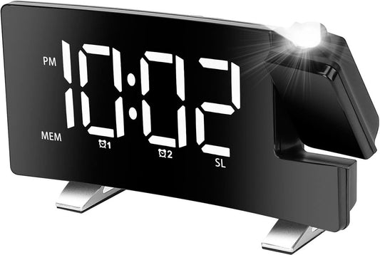 Alarm clock - radio - clock - Projection alarm clock - Digital alarm clock - Projection clock - Alarm clock V1188-MS101-01619-1