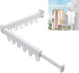 Foldable Wall Drying Rack - Foldable Wall Clothes Rack - Foldable Wall Clothes Rod - 2-Way Drying Rack - V1188-MS101-01639-1