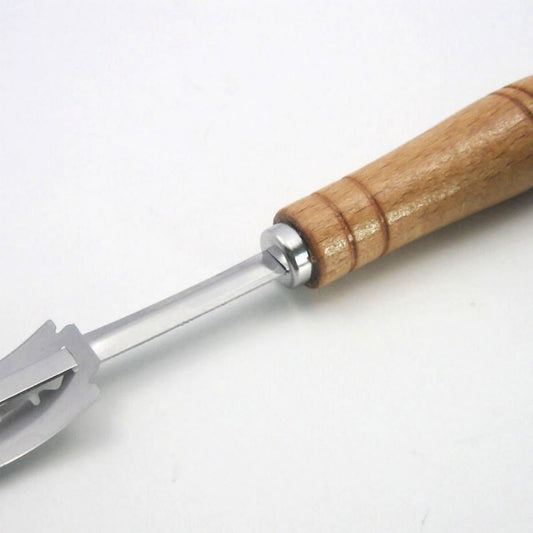 Dough Knife - Blade - Blade Knife - Dough Knife - Baguette Knife - With 5 Blades And Storage Case - Wooden V1188-MS101-01642-1