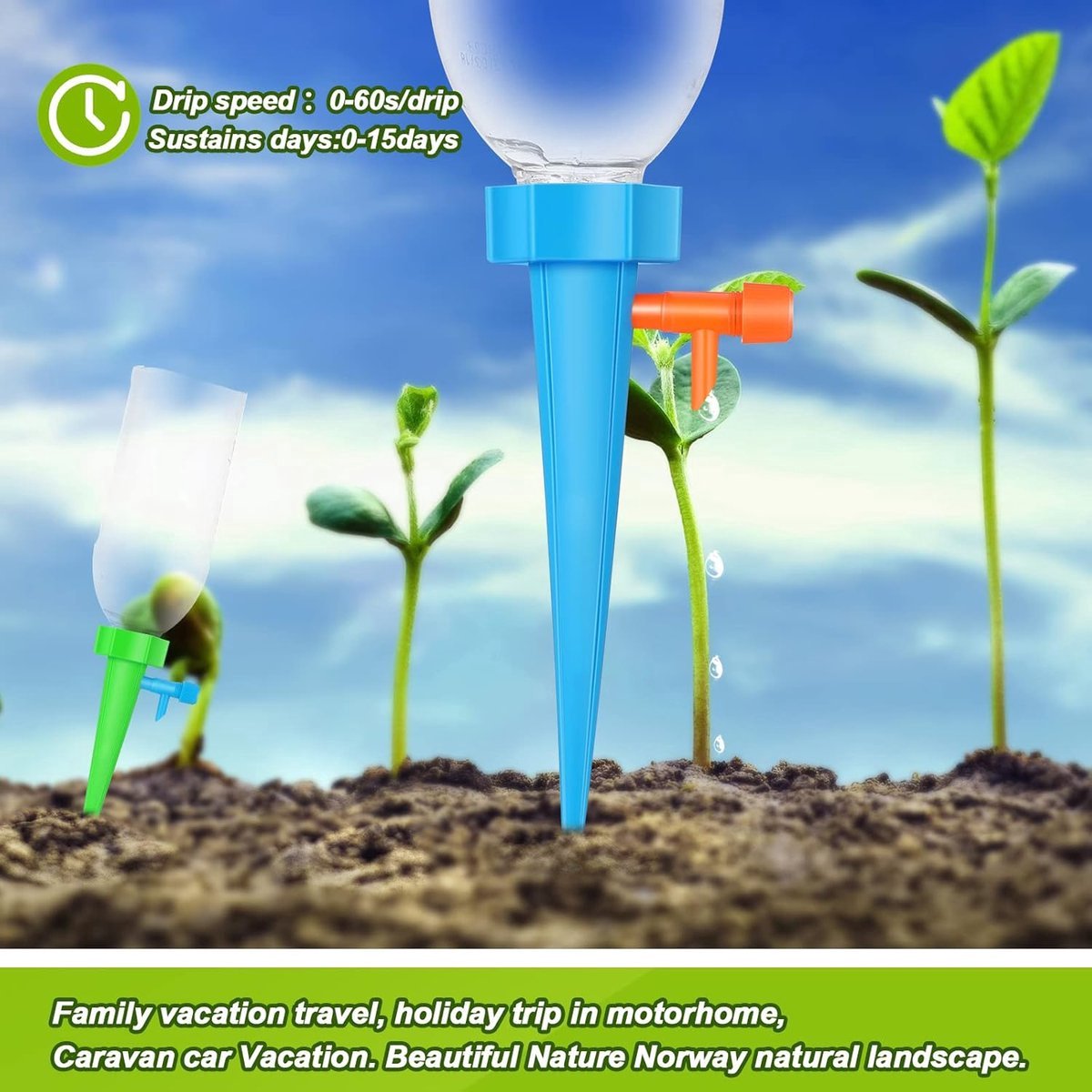 40x Water Dripper - Plant Watering System - Drip System - Watering System - Watering System - Water Ball - V1188-MS101-01648-1
