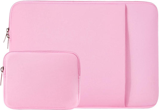 Laptop Case / Sleeve - 15.6 Inch - 2-Piece Extra Compartment - Laptop Sleeve with Pouch - Women's / Men's V1188-MS101-01657-1