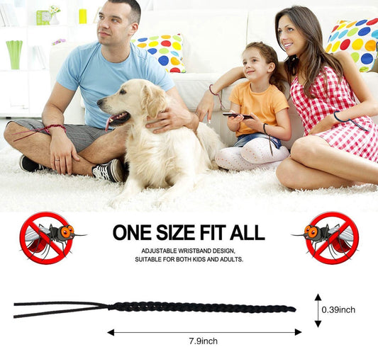 Anti-Mosquito Bracelet - 12 Pieces - Anti-Mosquito Bracelet - Insect-Repellent Wristband - Anti-Mosquito V1188-MS101-01663-1