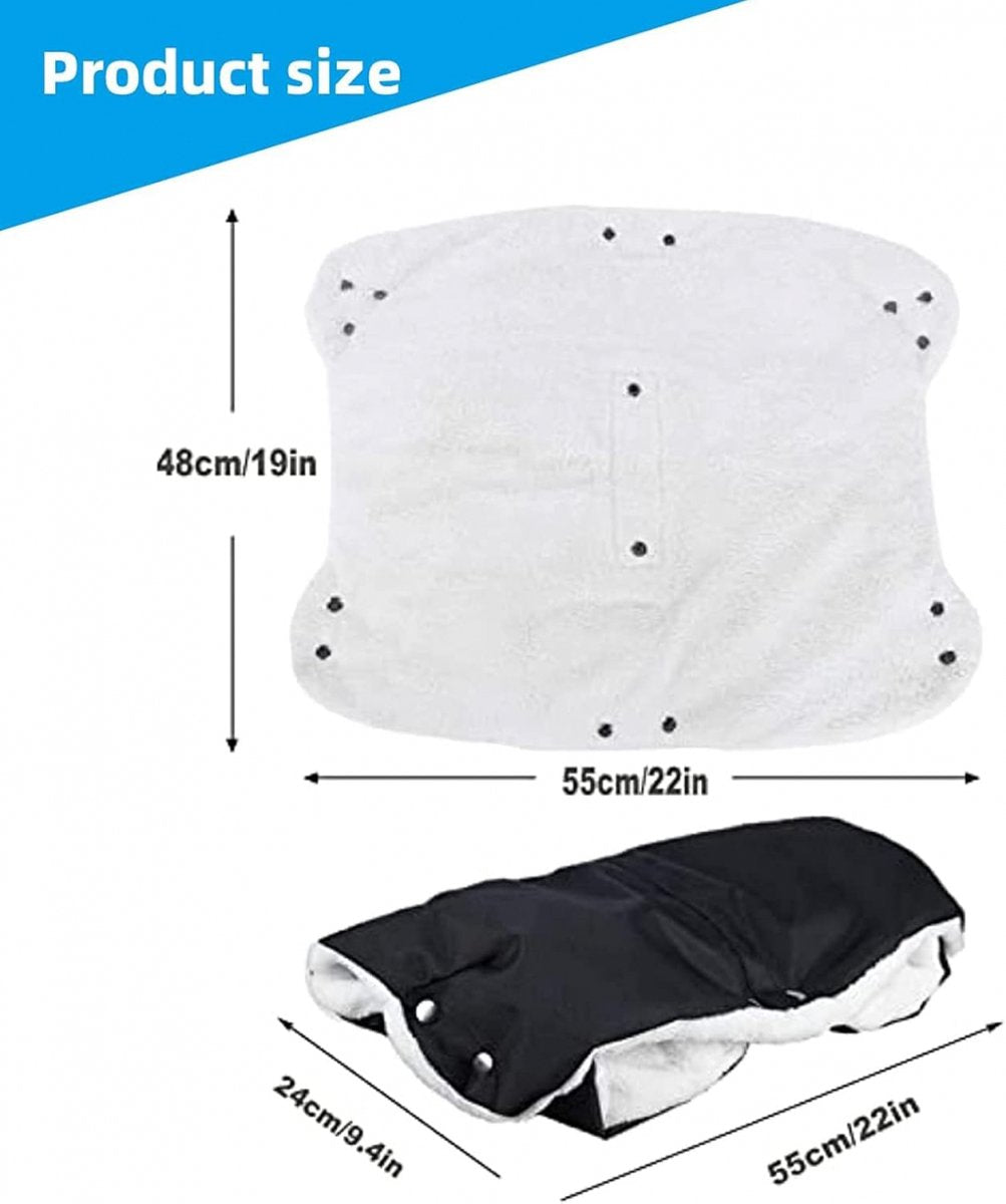 Stroller Glove Hand Warmer - Gloves for Strollers - Buggy Hand Warmer - Lined Gloves - Universal - Waterproof V1188-MS101-01665-1