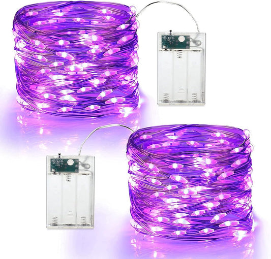 Christmas tree lights - 2-piece - Christmas - Christmas - Halloween - 5m, 50 light beads - Christmas light - V1188-MS101-01666-1