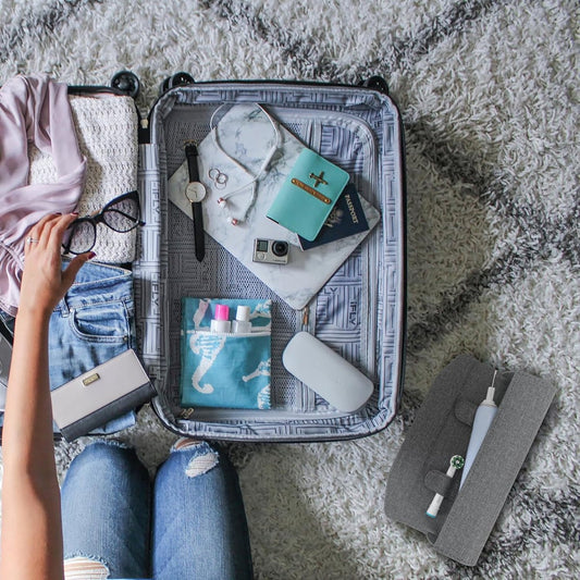Electric Toothbrush Travel Case - With Magnetic Closure - Toothbrush Holder - Hard Shell Electronic V1188-MS101-01670-1
