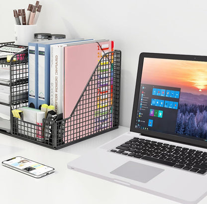 A4 Expandable Project Folder - A4 Sorting Folder - 12 Compartments - File Folder with Tabs - Compartment V1188-MS101-01681-1