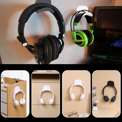 Headset Holder - 2-Piece Headphone Hook - Headset Stand - Universal Headphone Hook - Gaming Headset Stand - V1188-MS101-01686-1