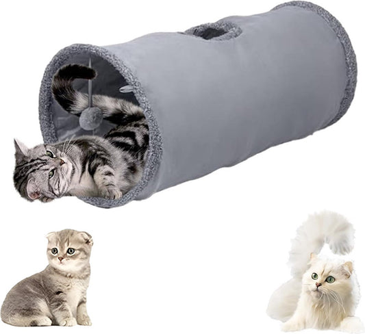 Cat Tunnel with Play Ball - 67cm - Play Tunnel - Rabbit Tunnel - Cat House - Dog Tunnel - Cat Toys - Cat Toys V1188-MS101-01693-1