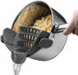 Silicone Colander - Kitchen Draining Lid - Draining Aid - Silicone - BPA Free - Safe Hands-Free Draining - V1188-MS101-01702-1