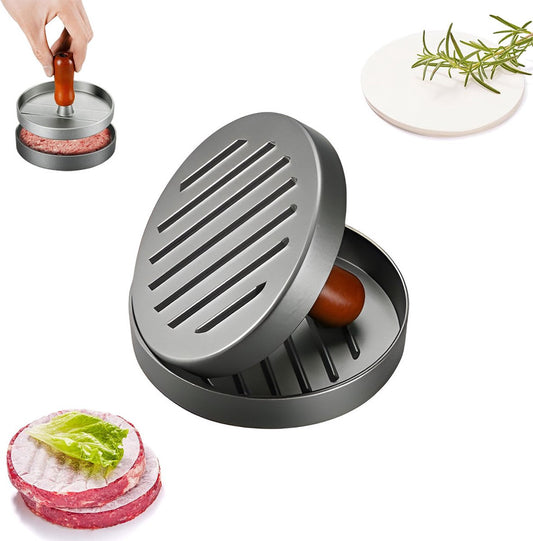 Hamburger Press - Stainless Steel - Hamburger Maker - Burger Press - Burger Press - Hamburger Presses - V1188-MS101-01704-1