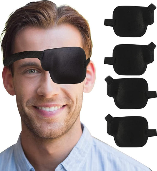 3D Eye Patches for Adults - 4 Pieces - Adjustable Eye Patches for Right Eye - Eye Mask - Luxury 3D Eye Mask - V1188-MS101-01714-1