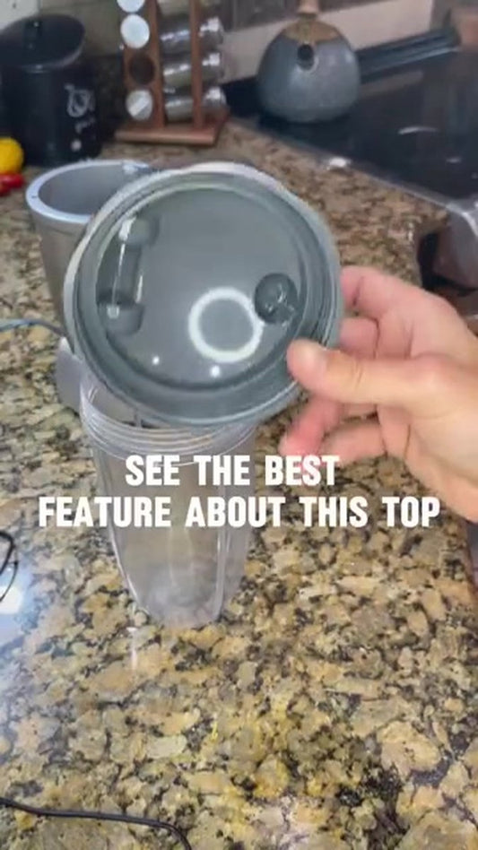 Flip Top To-Go Lid - 2 Pieces - Resealable Cup Lids - Replacement Parts Suitable for 600w and 900w V1188-MS101-01723-1