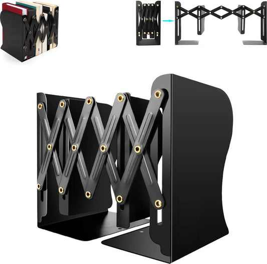 Bookend - Book Stand - Book Holder - Book Support - Bookends - Magazine Holder - Adjustable - Stylish Design V1188-MS101-01726-1