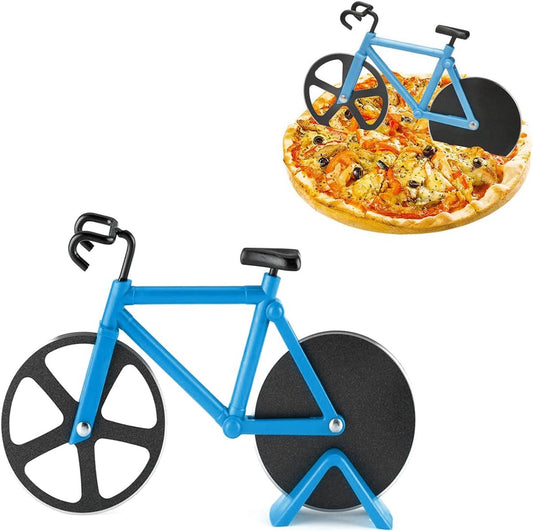 Pizza Cutter - Professional High Quality Bicycle Pizza Cutter - Creative Multifunctional Bicycle Pizza Knife V1188-MS101-01753-1