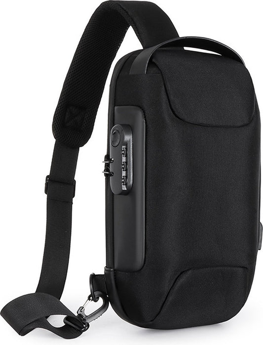 Crossbody Bag - Sling Bag - Chest Bag - Anti-Theft & Waterproof - With USB - Crossbody Bags - Women - Men - V1188-MS101-01776-1