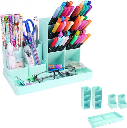 Pen Tray - 13 Compartments - Pen Holder - Desk Organizer - Pen Trays - Desk Organizer - Pen Case - Plastic - V1188-MS101-01778-1