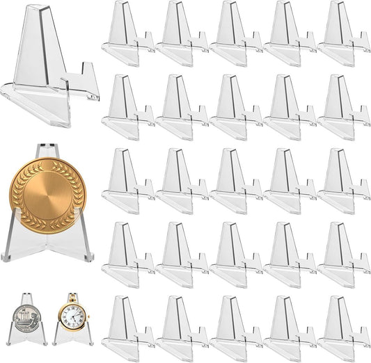 Coin Display - 24 Pieces - Coin Stand - Card Holder - Holder Suitable for Cards - Card Holder - Coin Stands - V1188-MS101-01779-1