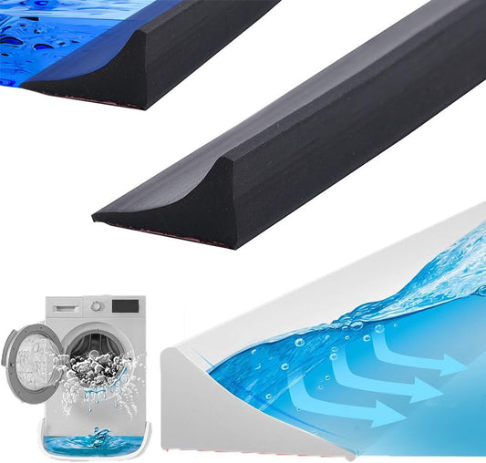 Water Threshold 200cm Black - Shower Thresholds - Self-Adhesive Shower Water Barrier - Compact - Sanitary V1188-MS101-01782-1