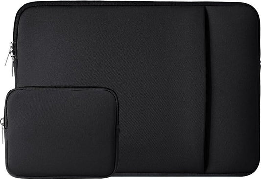 Laptop Sleeve / Pouch - 15.6 Inch - 2-Piece Extra Compartment - Laptop Sleeve with Pouch - Women's / Men's V1188-MS101-01785-1