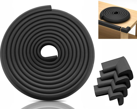 Corner Protector Set - Baby Corner Protectors - 2 Meter Foam Bumper Edge - Table Protector - Table Corner V1188-MS101-01791-1