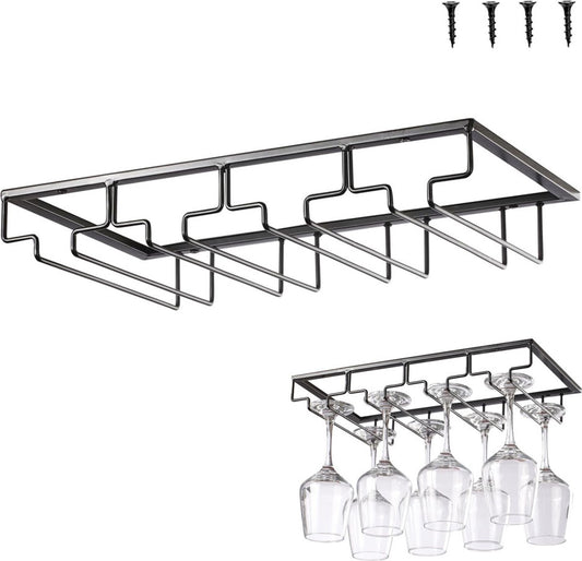 Wine Glass Holder - Wine Glass Hanging Rack - Wine Glass Rack - Glass Rack - Wine Glass Holder - Wine Rack - V1188-MS101-01794-1