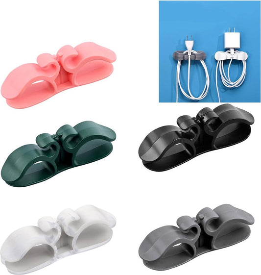 Cable Organizer - 5 Pieces - Cord Winder - Cable Winder - Self-Adhesive - Cord Organizer for Kitchen V1188-MS101-01799-1