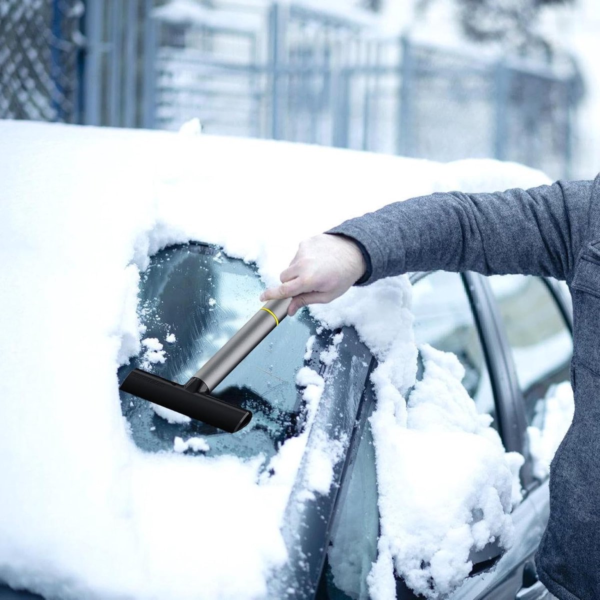 Ice Scraper - Ice Scraper For Car - Stone Tire Pick - Snow Blower - Ice Scraper With Handle - Window Scraper V1188-MS101-01803-1