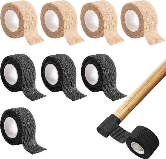 8 Rolls Chair Leg Protectors - 2.5cm x 4.5m - Chair Leg Protective Tape - Chair Leg Caps - Self-Adhesive Felt V1188-MS101-01805-1