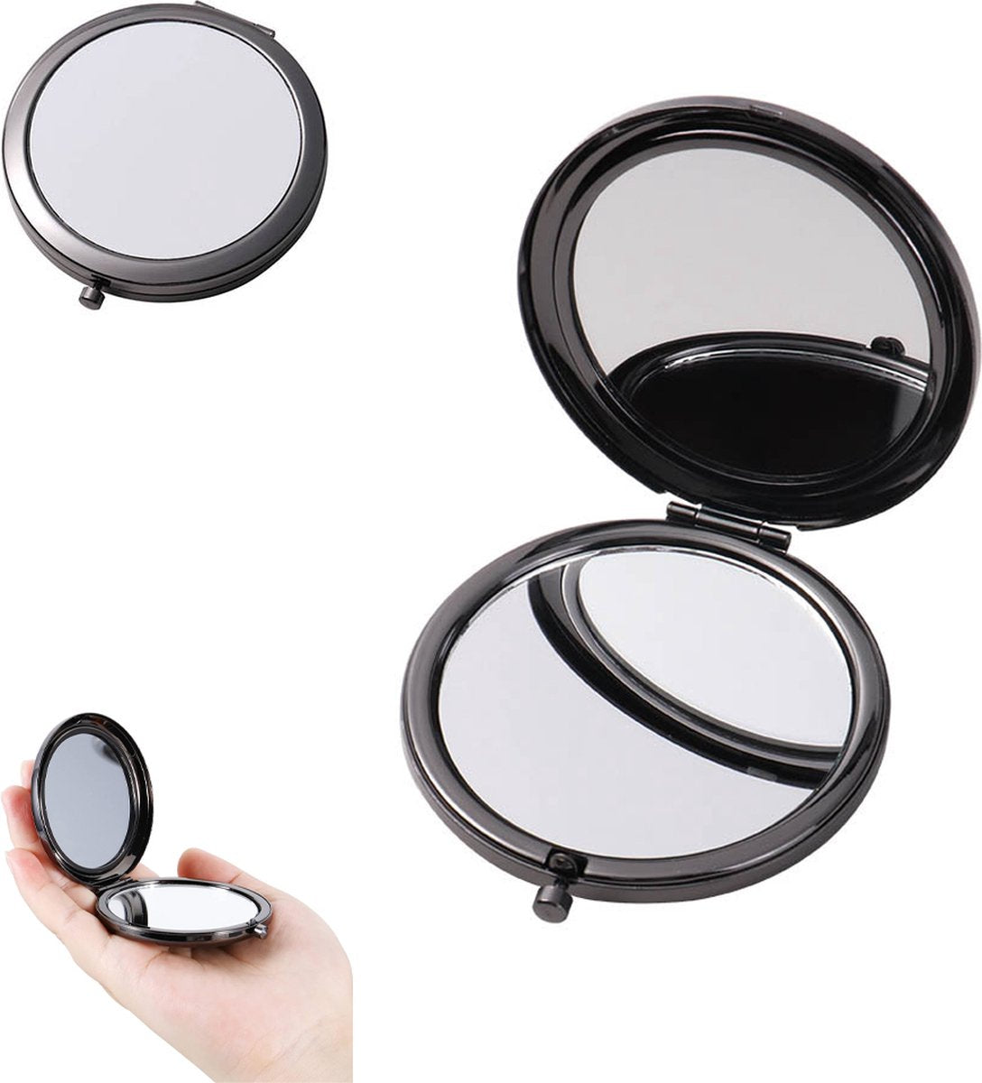 Makeup Mirror - Mirror - Hand Mirror - Pocket Mirror - Travel Mirror - Makeup Mirror - Mini Makeup Mirror - V1188-MS101-01806-1