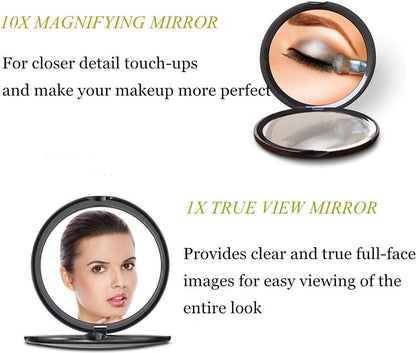 Makeup Mirror - Mirror - Hand Mirror - Pocket Mirror - Travel Mirror - Makeup Mirror - Mini Makeup Mirror - V1188-MS101-01806-1
