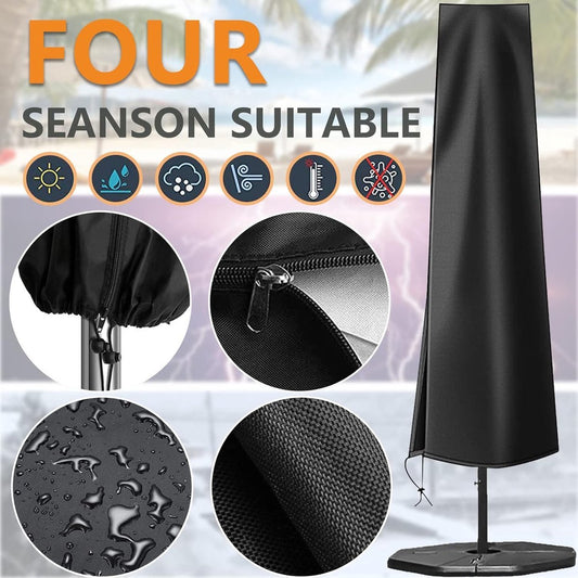 Parasol Cover - 190x50x30cm - Standing Parasol - Sturdy & Durable - Waterproof Parasol Cover 600D - With V1188-MS101-01809-1