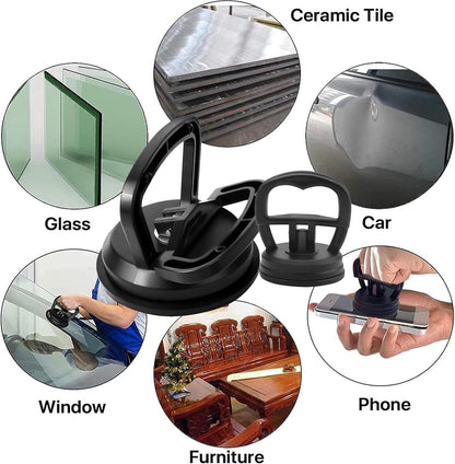 Mini Car Dent Remover - 3 Pieces - Dent Removal Station - Suction Cup - Glass Carrier - 5.8cm - Car Dent V1188-MS101-01810-1