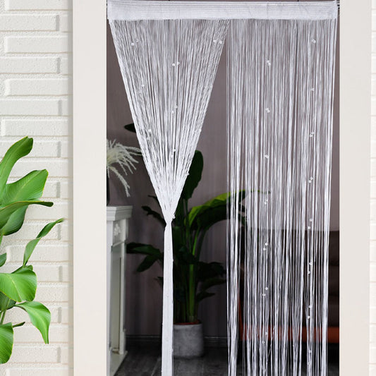 Door Curtain - 100 * 200 cm - Fly Curtain - Decorative Curtain - Plastic Fly Curtain - Easy Installation - V1188-MS101-01834-1