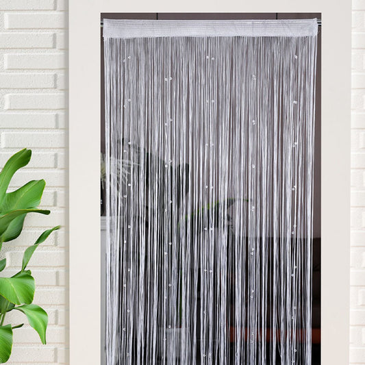 Door Curtain - 100 * 200 cm - Fly Curtain - Decorative Curtain - Plastic Fly Curtain - Easy Installation - V1188-MS101-01834-1