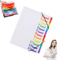 A4 Expandable Project Folder - A4 Sorting Folder - 12 Compartments - File Folder with Tabs - Compartment V1188-MS101-01841-1