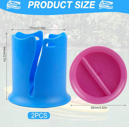 Paddle Board/SUP Cup Holder Water Bottle Holder Pink - Boat, Kayak, Surfboard, Camper, Desk, Swimming Pool, V1188-MS101-01843-1