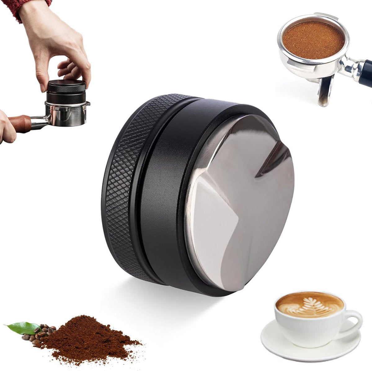 Coffee Distributor - 53mm - Coffee Distributor - Espresso Distributor - Coffee Distributor - Coffee Tamper - V1188-MS101-01848-1