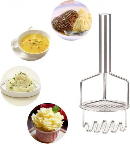 Potato Press - Stainless Steel - Potato Masher - Puree Masher - Puree Squeezer - Non-Stick - Mashed Potato V1188-MS101-01854-1