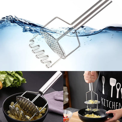 Potato Press - Stainless Steel - Potato Masher - Puree Masher - Puree Squeezer - Non-Stick - Mashed Potato V1188-MS101-01854-1