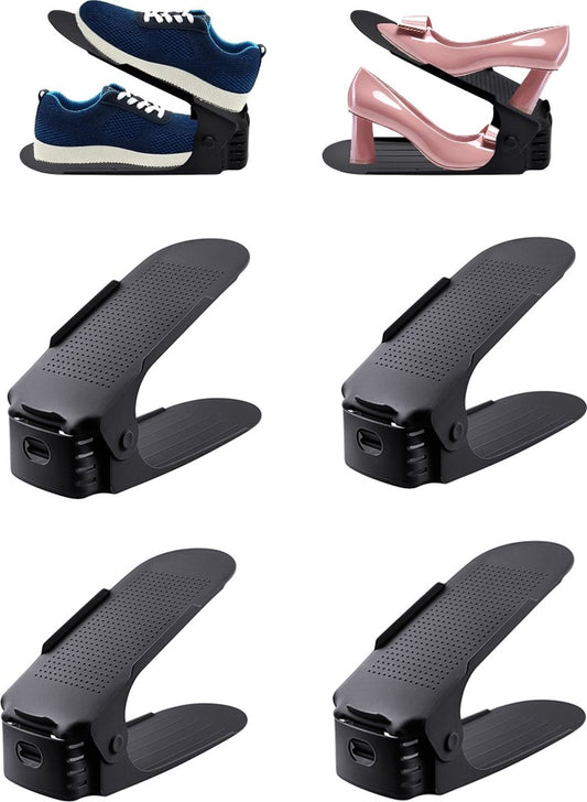 Shoe Storage System - 4 Pieces - Shoe Storage - Shoe Rack - Shoe Cabinet - Shoe Organizer - Storage System - V1188-MS101-01857-1