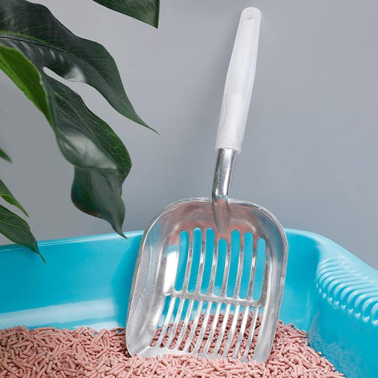 Poop scoop - High-quality aluminum cat litter scoop - Durable and easier to clean - For kittens V1188-MS101-01871-1