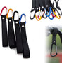 Stroller Hook - 10 Pieces - Bicycle Hook - Stroller Bag Hook - With Carabiner - Extra Sturdy - Bag Hook - V1188-MS101-01872-1