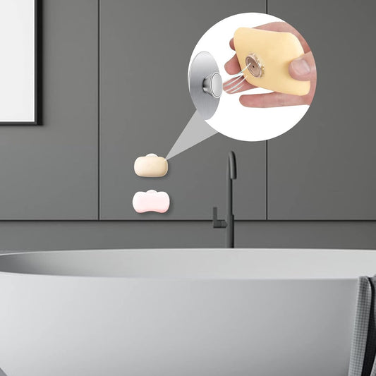 Soap Holder - With Suction Cups - Stainless Steel - Self-Adhesive Soap Dish - Soap Box - Soap Box - Small V1188-MS101-01876-1
