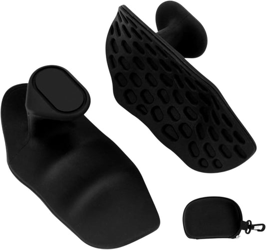Fitness Strength Training Grips - Rubber Gym Weightlifting Non-Slip Exercise Grips - Breaking Limits Power V1188-MS101-01882-1