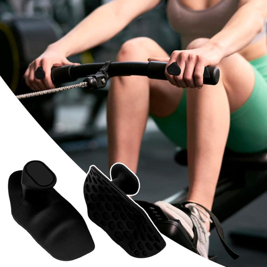 Fitness Strength Training Grips - Rubber Gym Weightlifting Non-Slip Exercise Grips - Breaking Limits Power V1188-MS101-01882-1