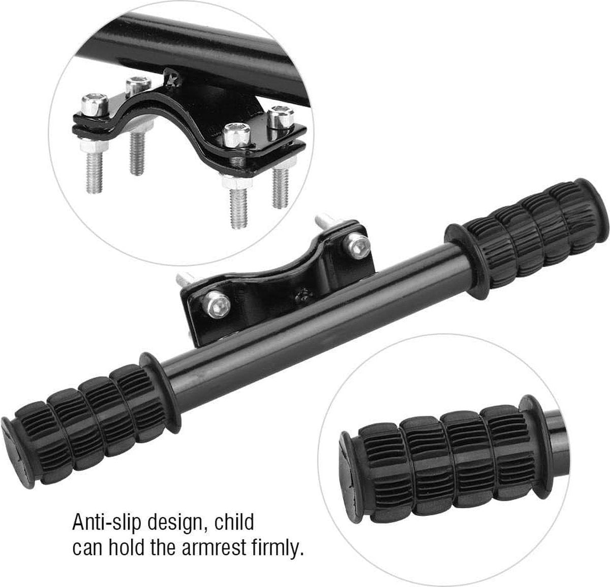 Child Handlebar Stem - Extra Child Handlebar for Front Seat - Secure Grip on the Bike - Handlebar Bracket for V1188-MS101-01898-1