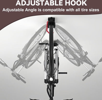 Rotatable Bicycle Suspension System - Bike Hook - Bicycle Suspension Bracket - Bicycle Storage - Wall Bracket V1188-MS101-01903-1