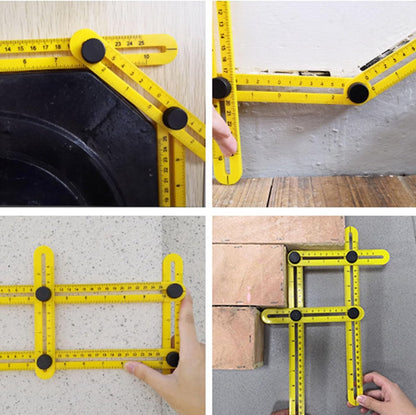 Angle Ruler - Quadrilateral Measuring Instrument - Multi-Angle Ruler - Folding Ruler - Multi Angle Angle V1188-MS101-01917-1