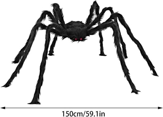Halloween - 150 cm - Horror Mega Spider - Large Spiders - Halloween Decoration - Halloween Ornaments - Spider V1188-MS101-01922-1